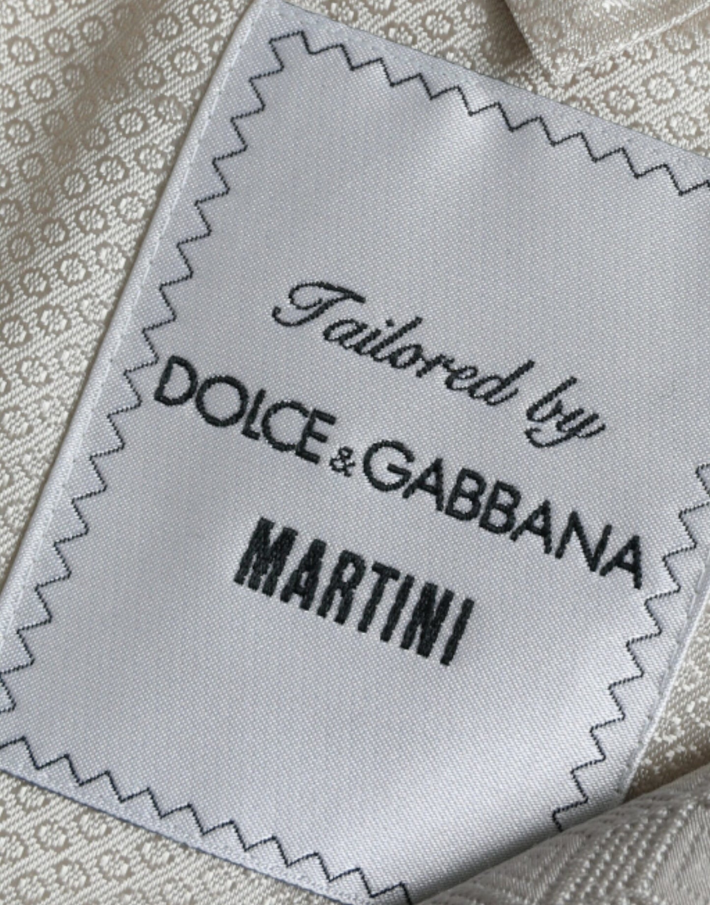 Blazer manteau simple boutonnage beige MARTINI de Dolce & Gabbana