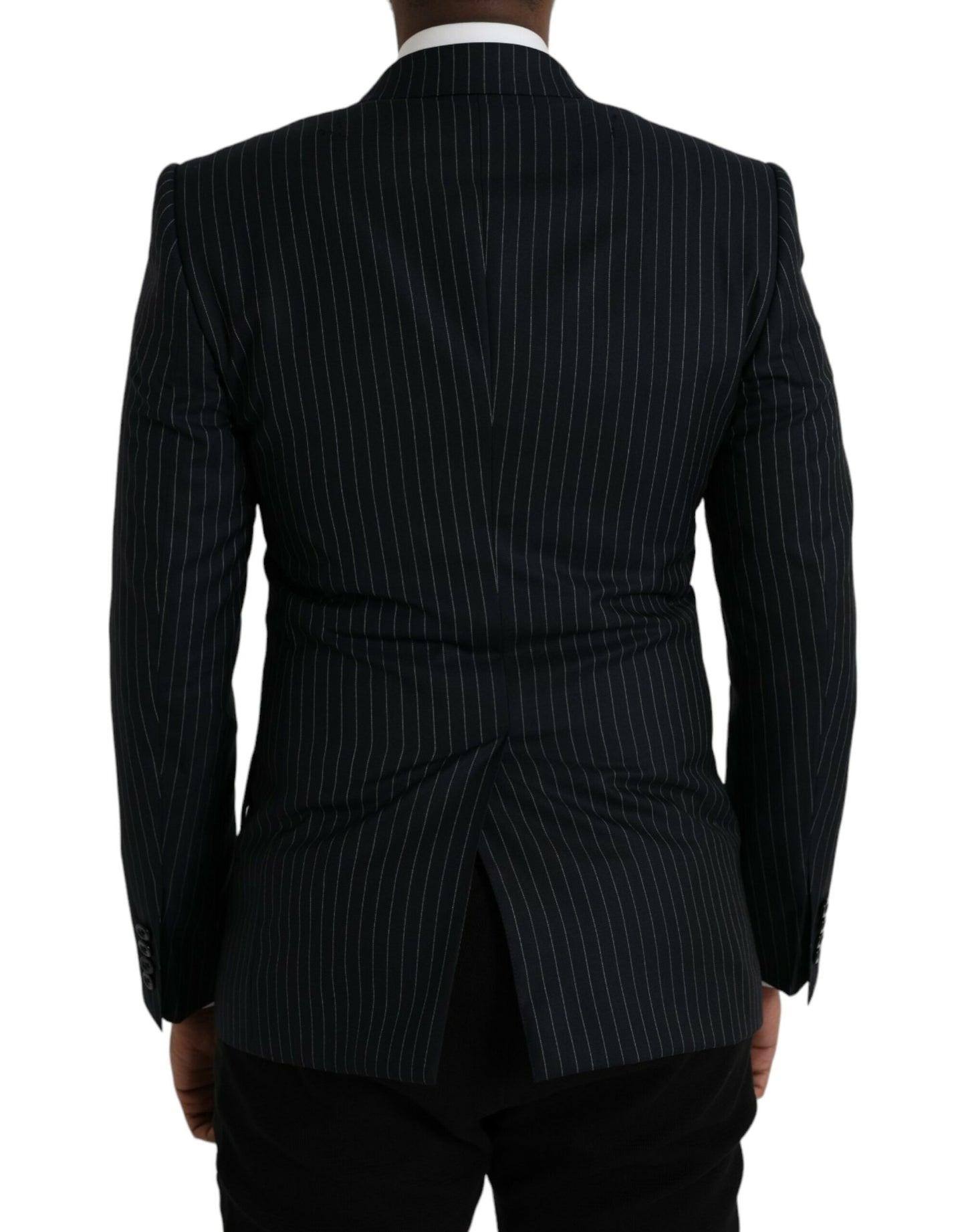 Blazer croisé Dolce & Gabbana à rayures noires SICILIA