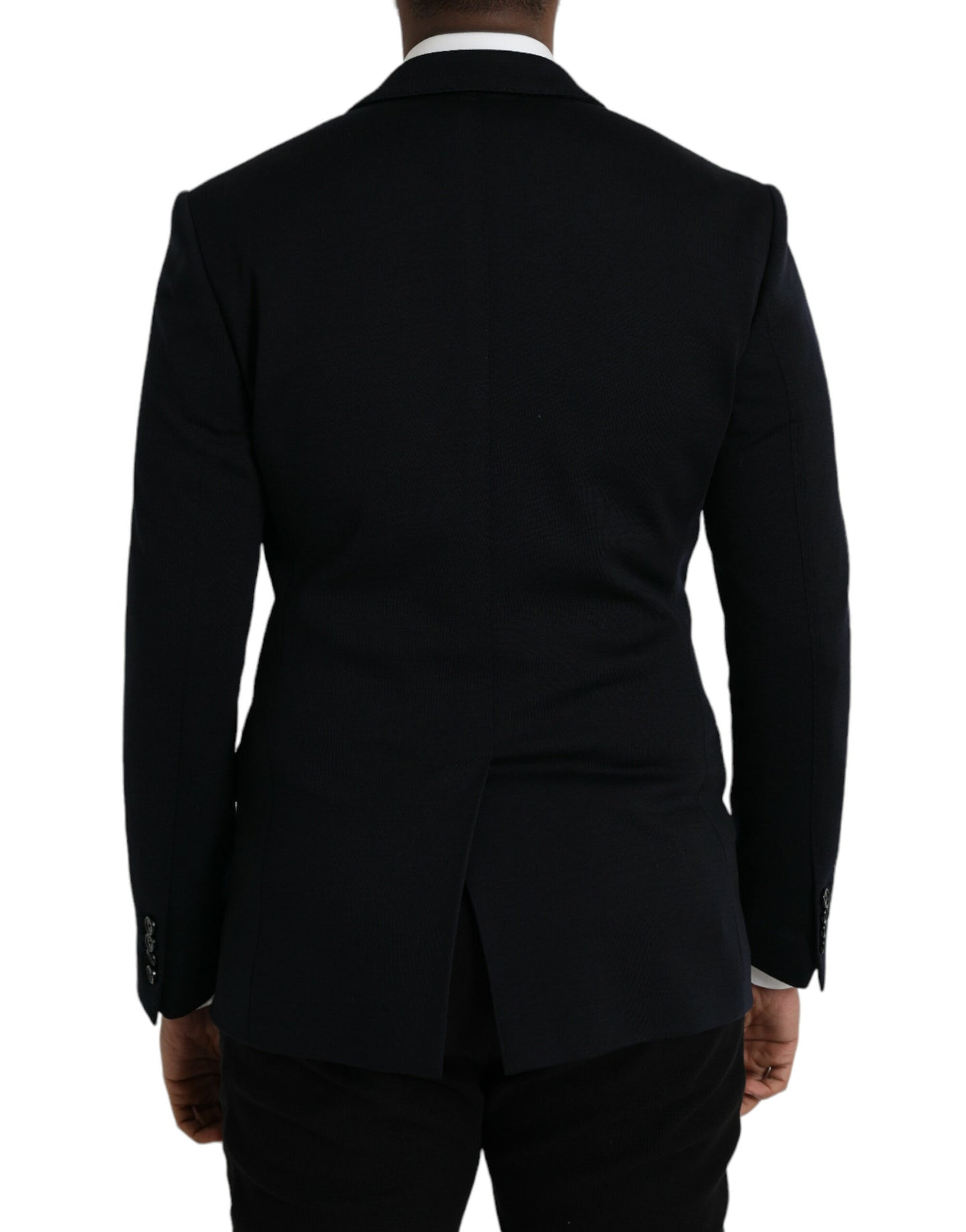 Blazer simple boutonnage en laine noire Dolce & Gabbana