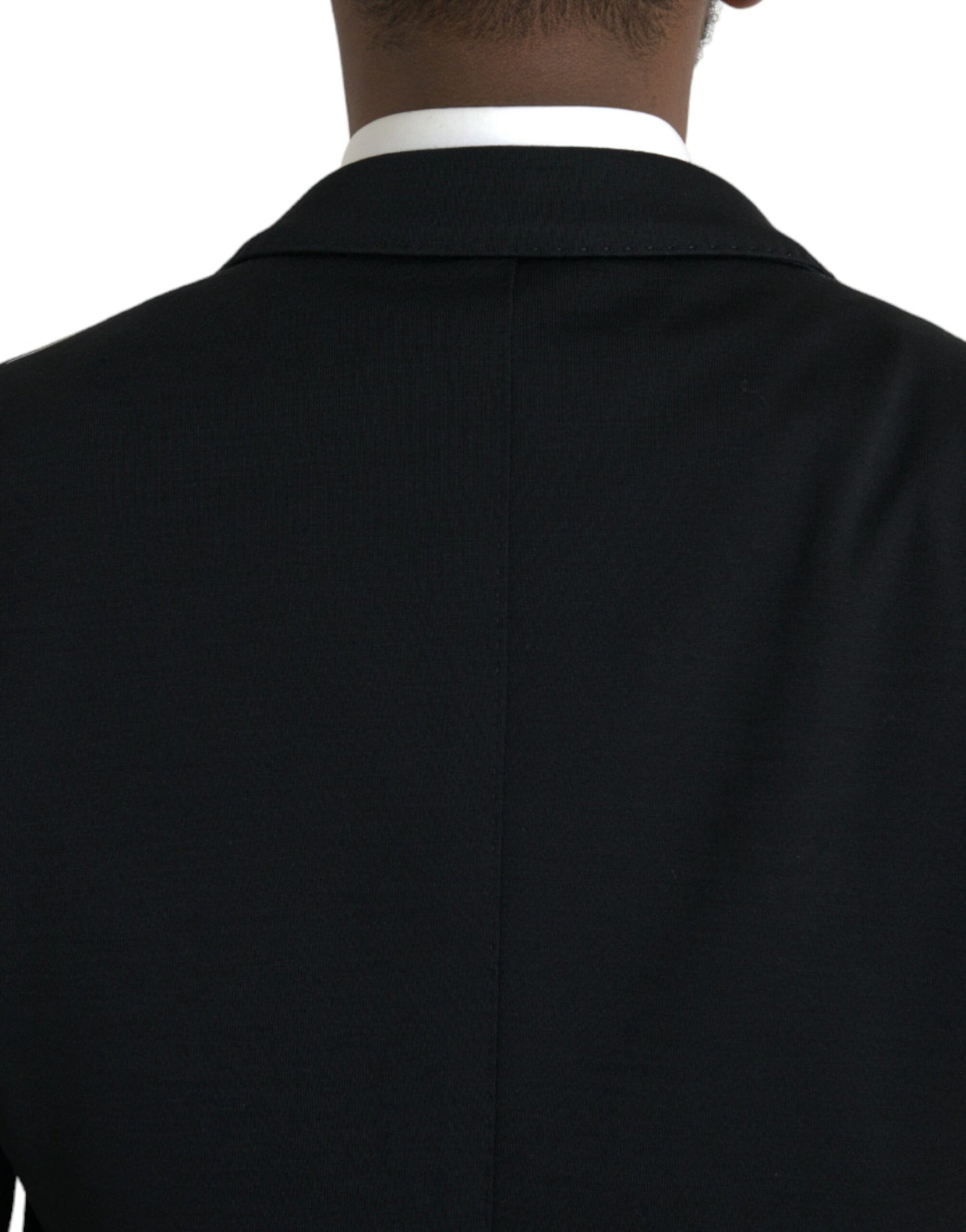 Blazer simple boutonnage en laine noire Dolce & Gabbana