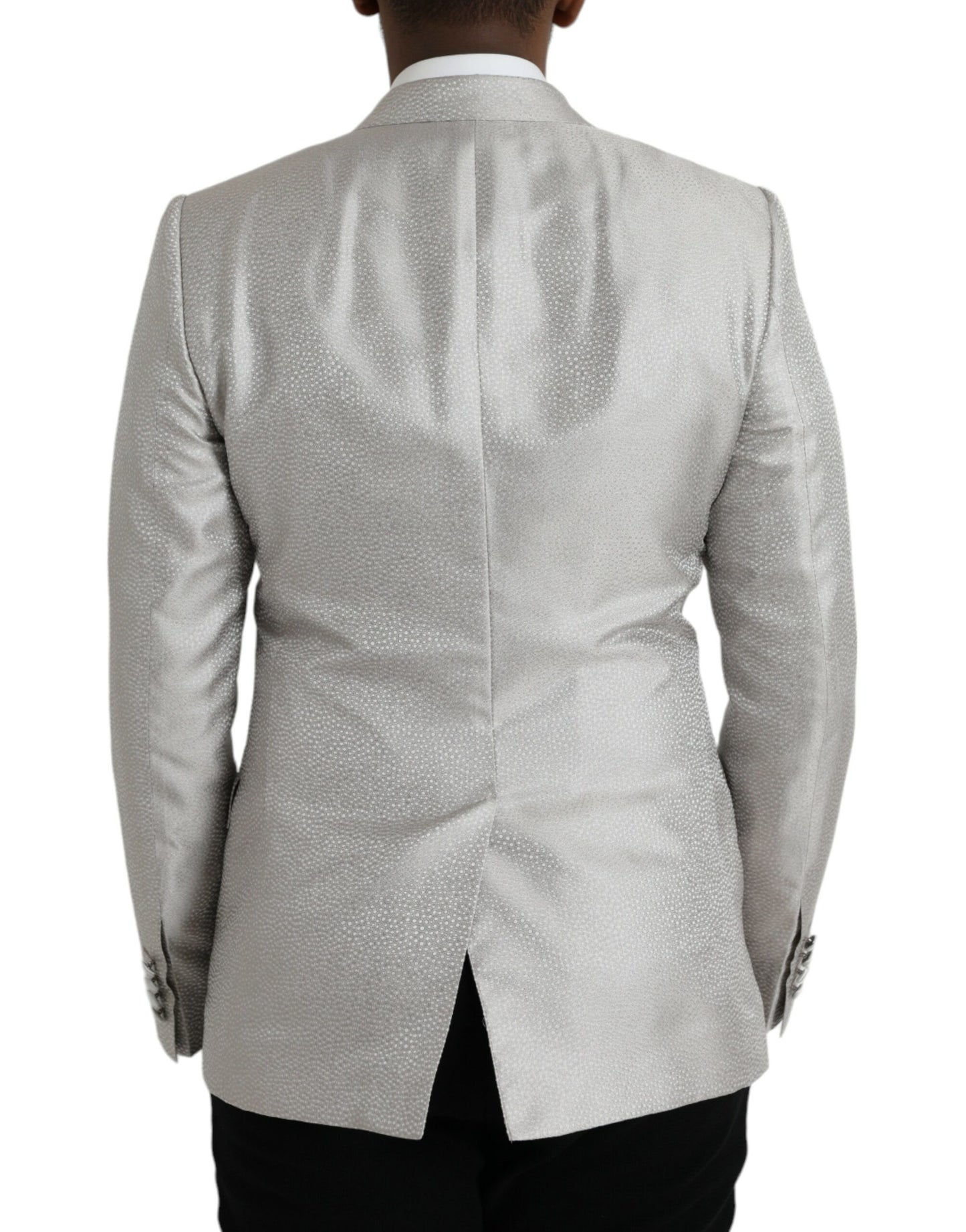 Blazer croisé Dolce & Gabbana blanc cassé MARTINI
