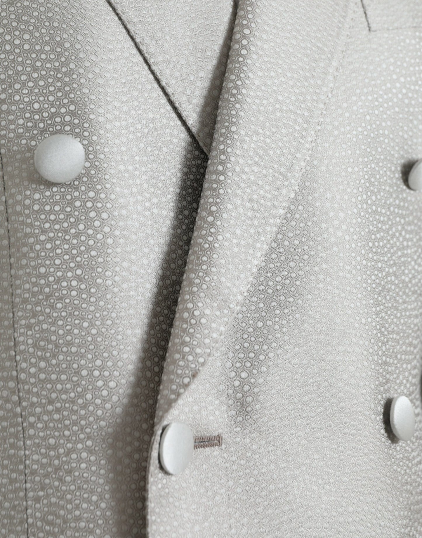 Blazer croisé Dolce & Gabbana blanc cassé MARTINI