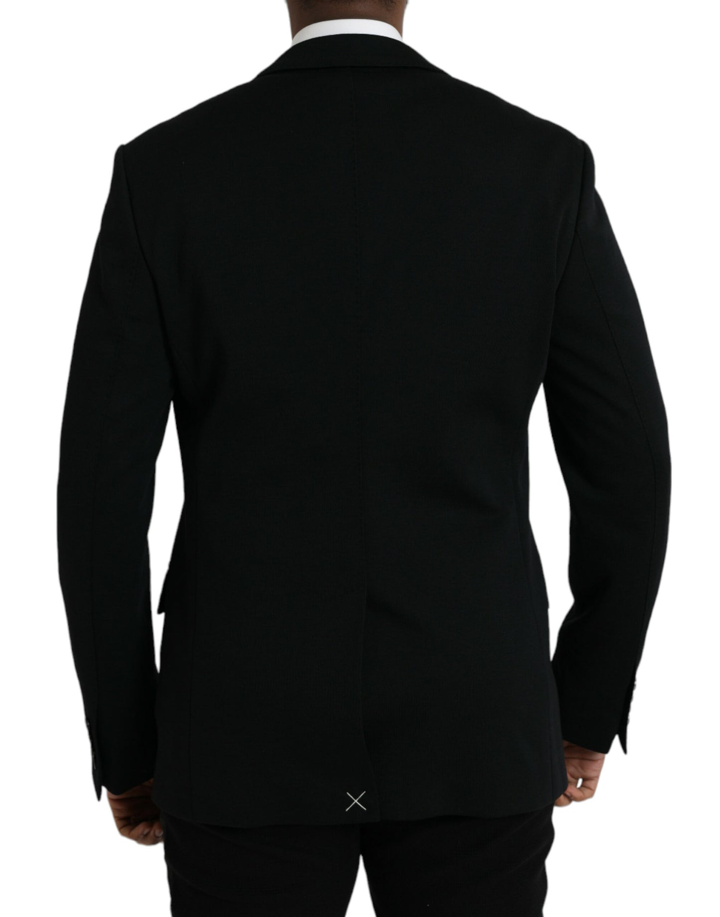 Blazer simple boutonnage en laine noire Dolce & Gabbana