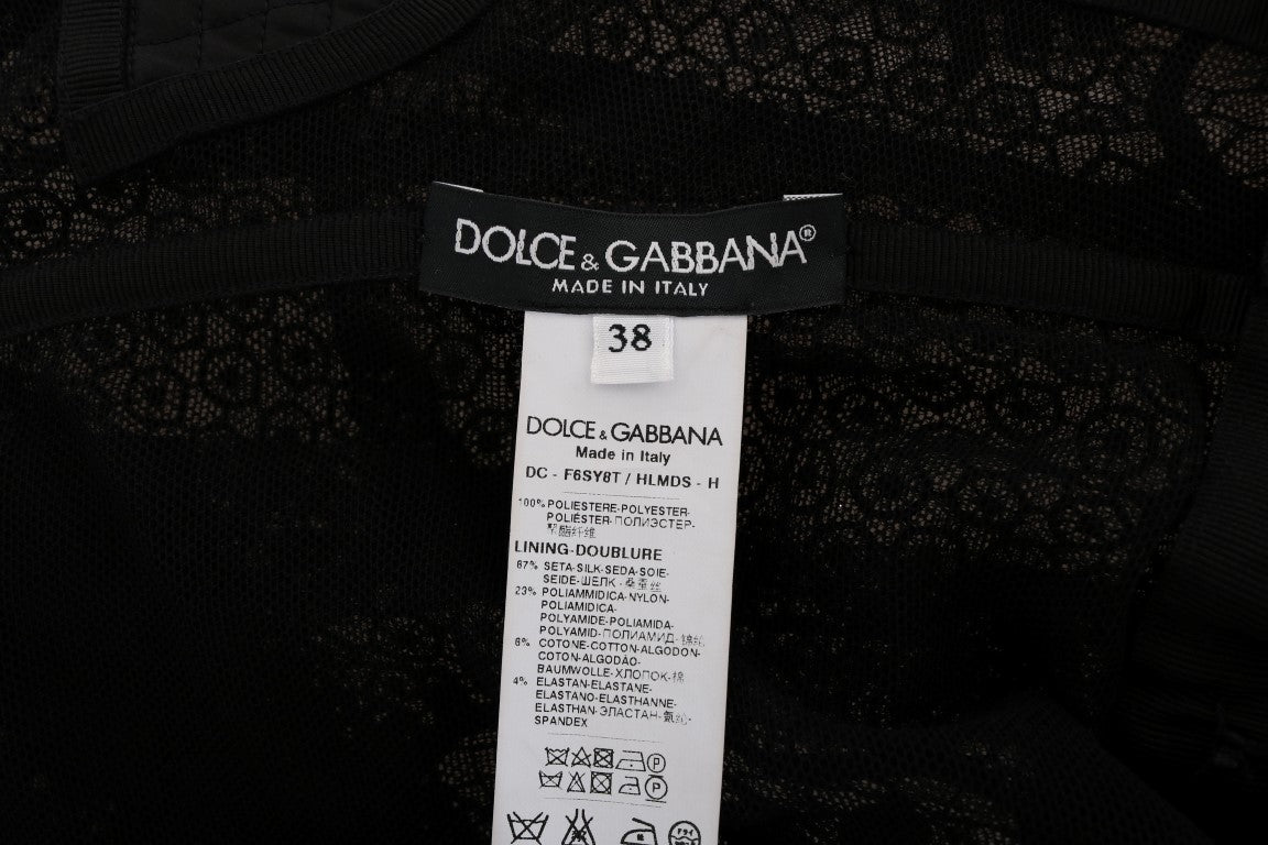 Robe fourreau longue noire élégante Dolce & Gabbana