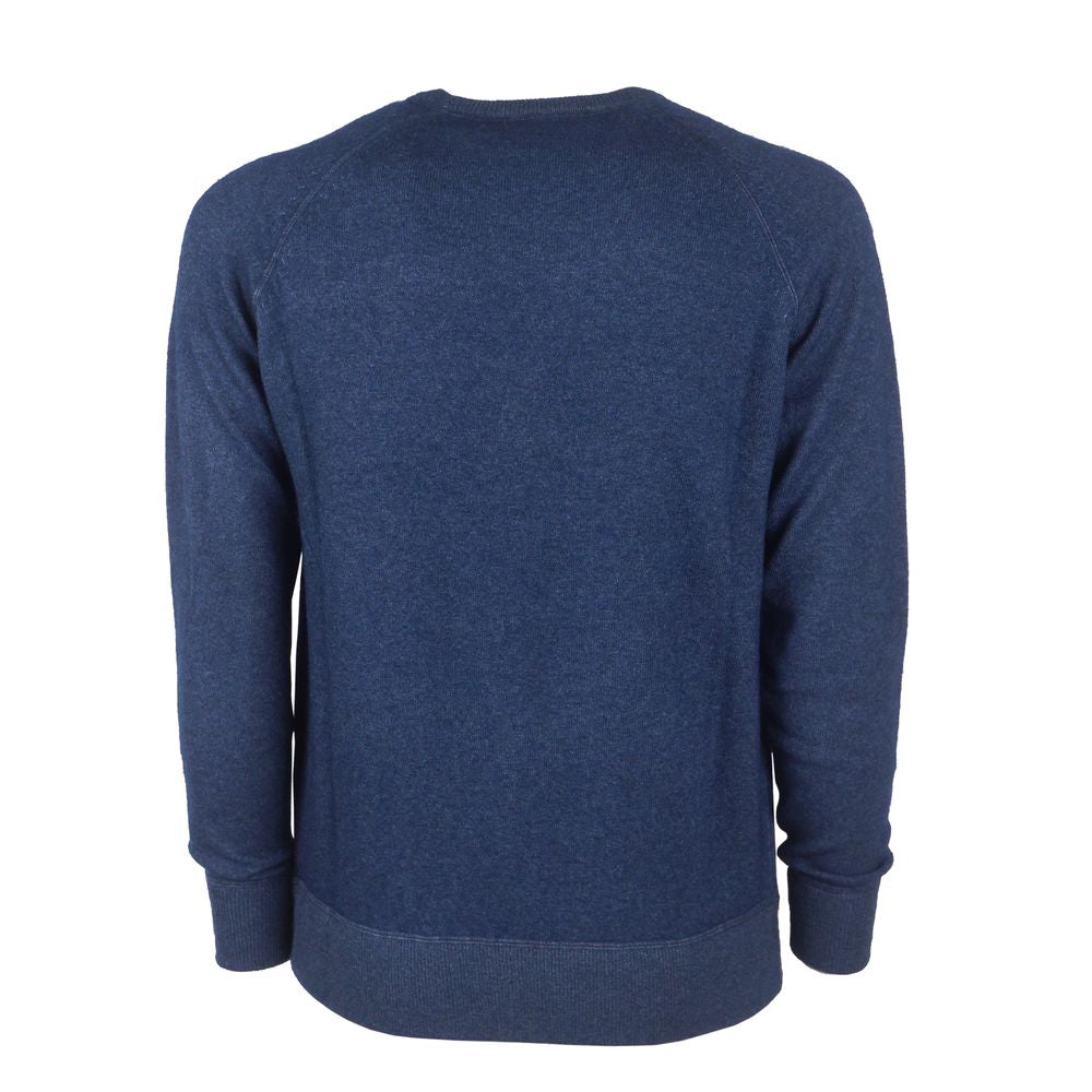 Emilio Romanelli Light Blue Cashmere Men Sweater by Emilio Romanelli