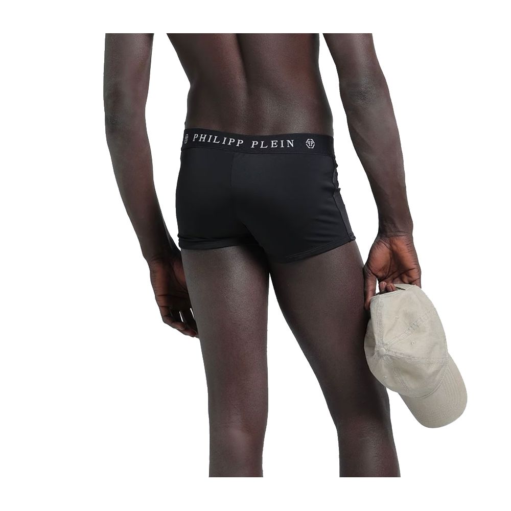 Maillot de bain Philipp Plein en polyamide noir pour homme
