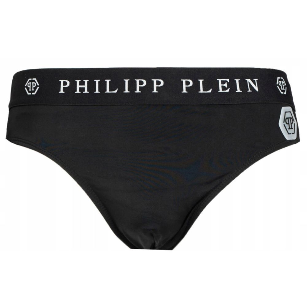 Slip de bain Philipp Plein en polyamide noir pour homme