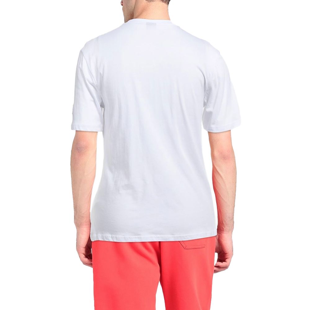 North Sails Elegant White Cotton Logo Tee by North Sails