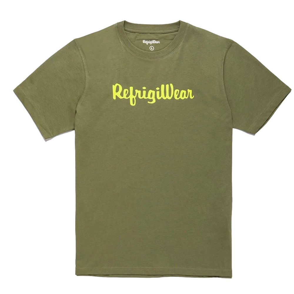 T-shirt militaire en coton Refrigiwear avec logo contrasté