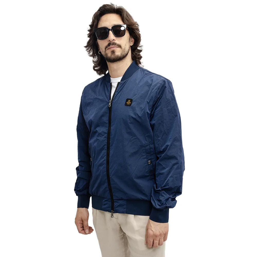 Blouson aviateur bleu décontracté Refrigiwear