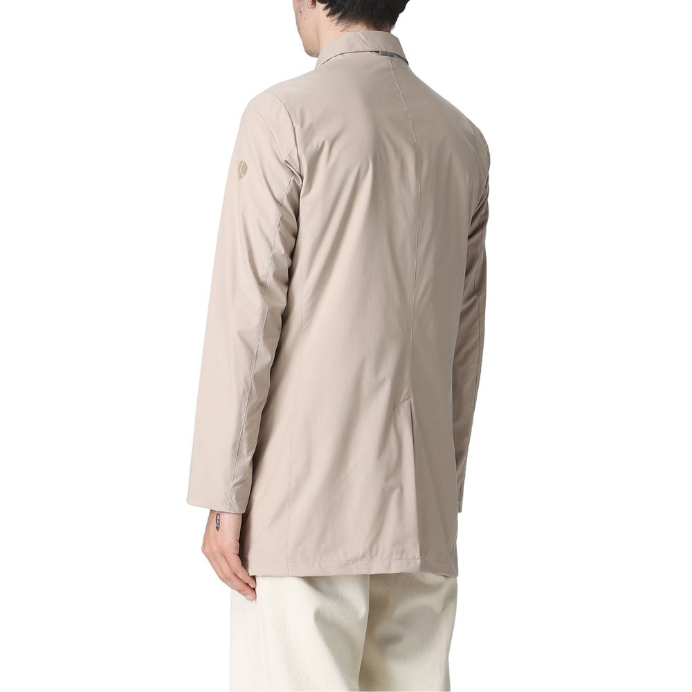 Veste beige en polyester recyclé People Of Shibuya pour homme