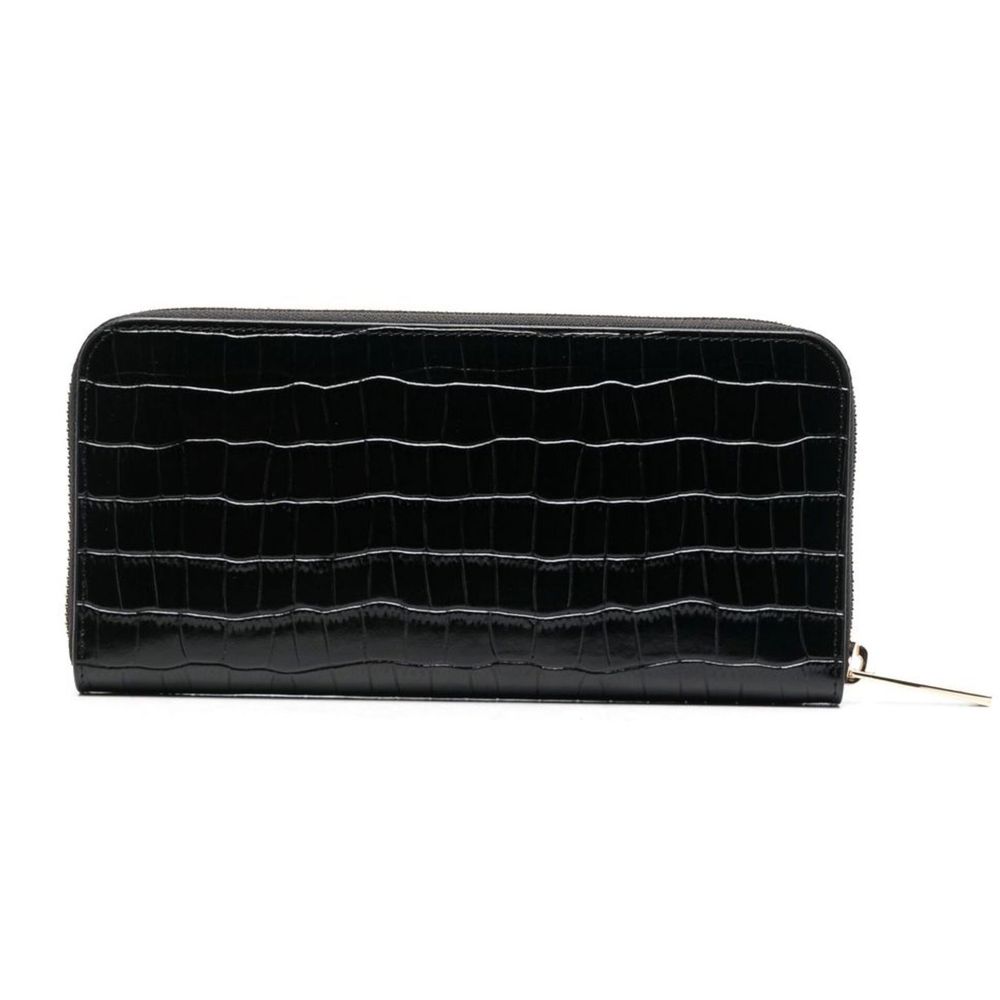 Baldinini Trend Elegant Croco Print Leather Wallet by Baldinini Trend