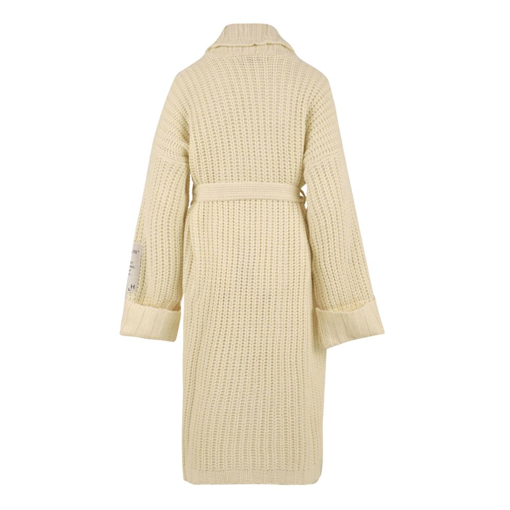Cardigan femme Hinnominate en marabout blanc