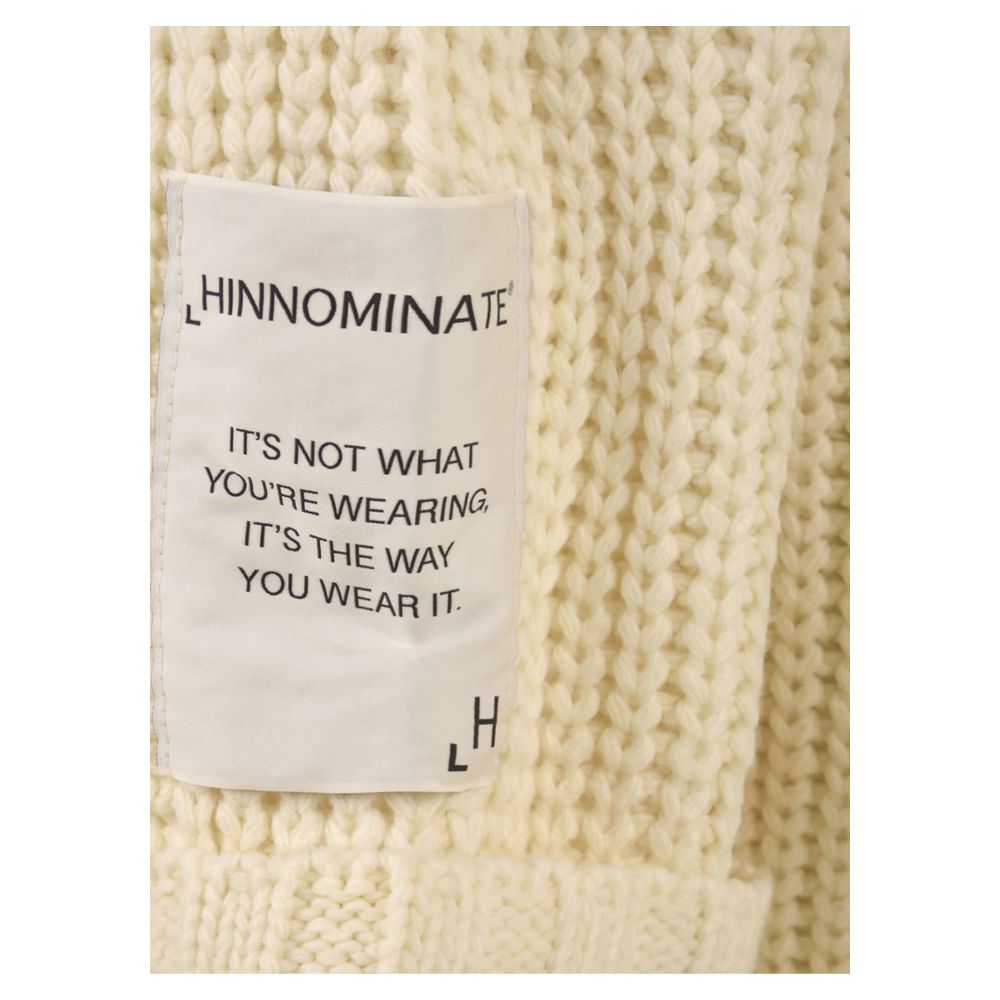 Cardigan femme Hinnominate en marabout blanc