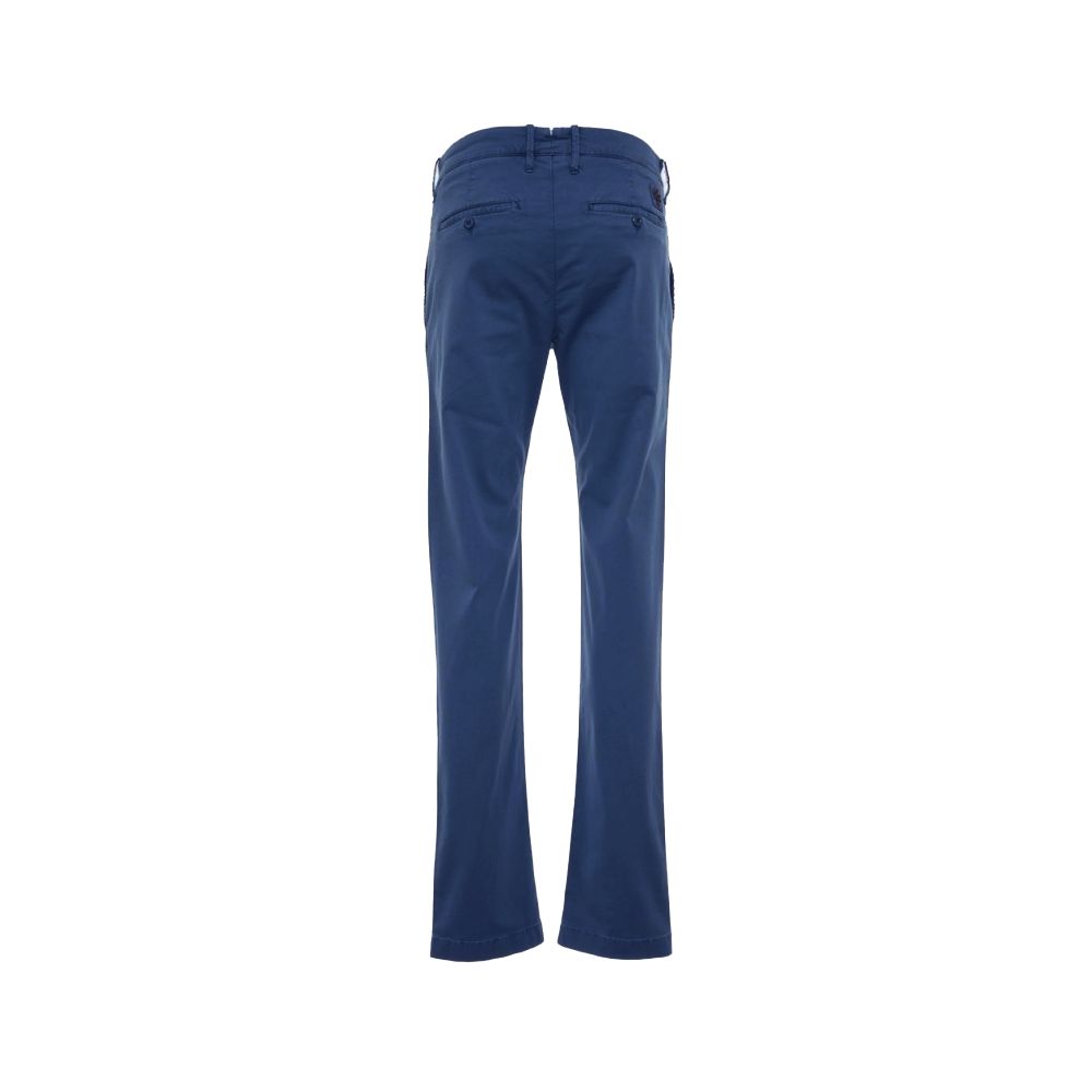 Jacob Cohen Elegant Slim Fit Chino Trousers in Blue by Jacob Cohen