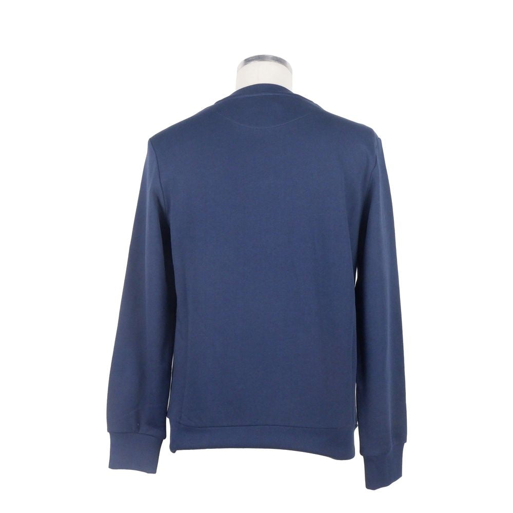 Pull homme en coton bleu Bikkembergs