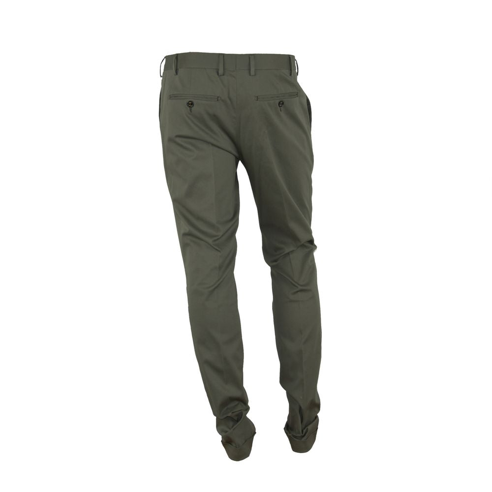 Pantalon d'été vert élégant pour homme fabriqué en Italie