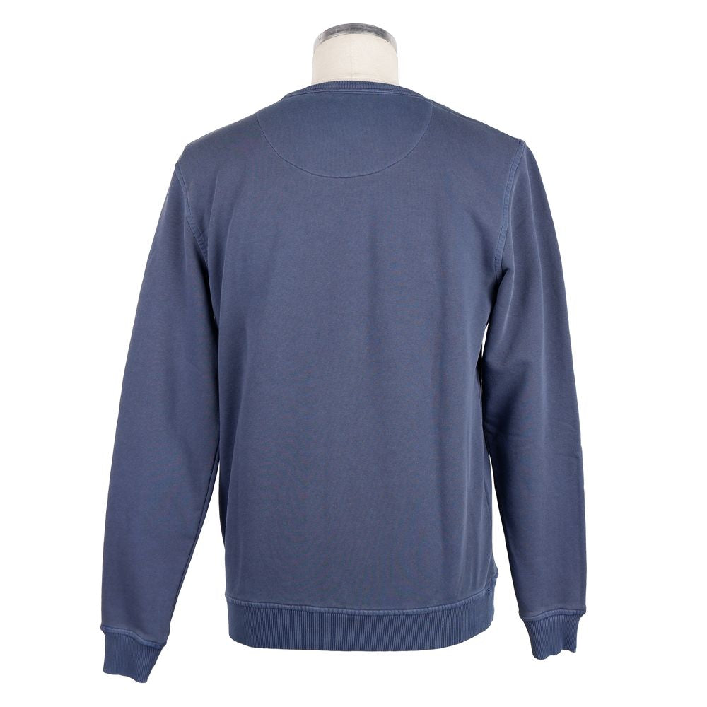Refrigiwear Blue Cotton Men's Sweater by Refrigiwear