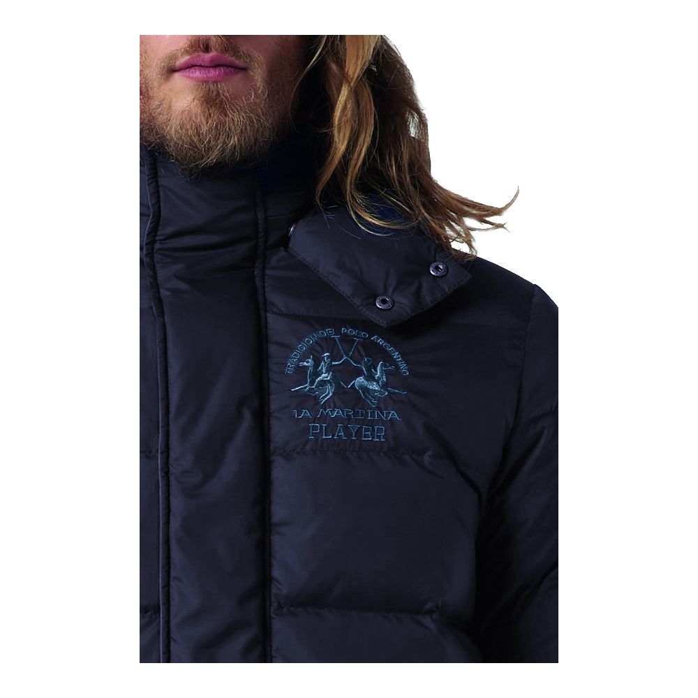 Veste de sport en nylon bleu La Martina pour homme