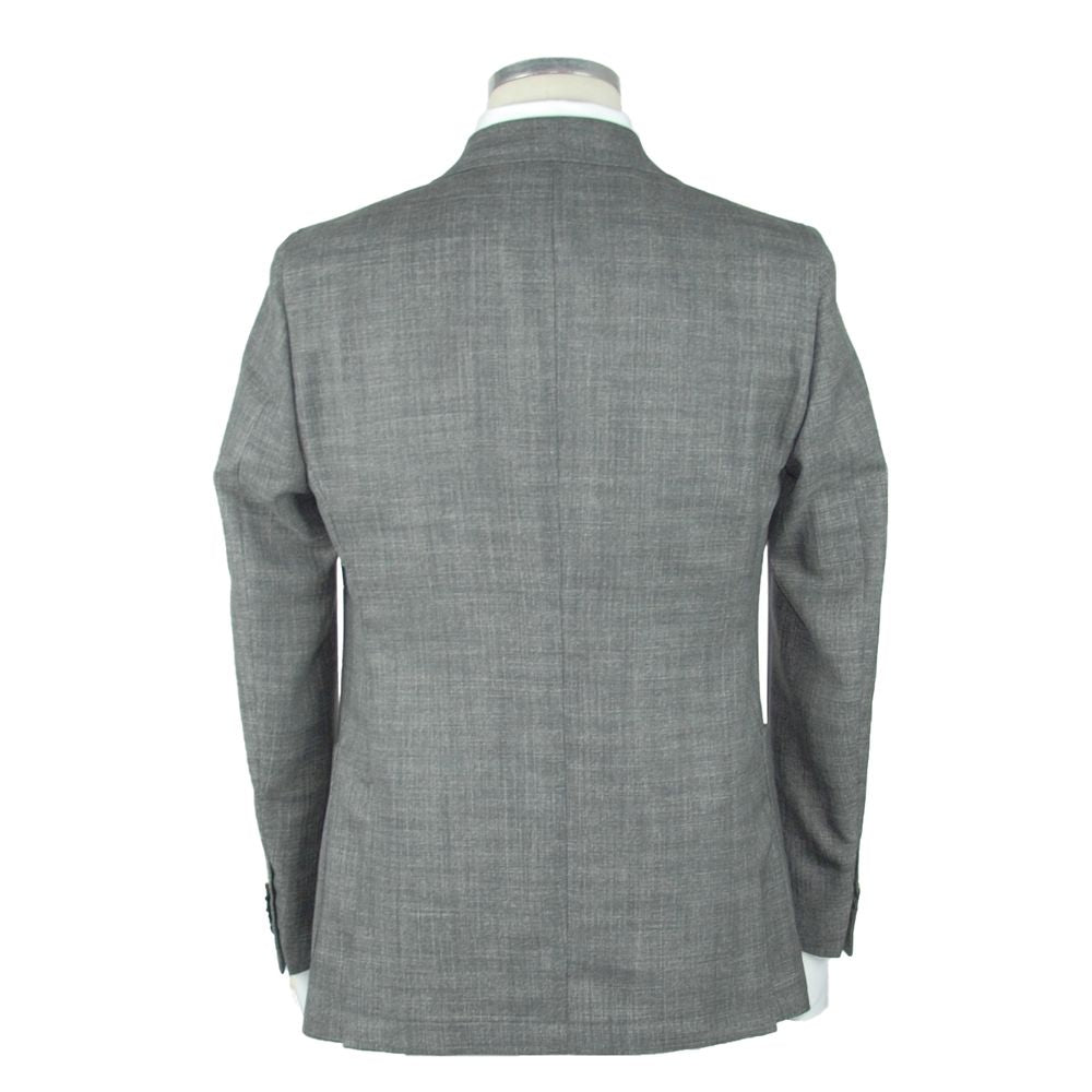 Blazer homme en laine grise Emilio Romanelli