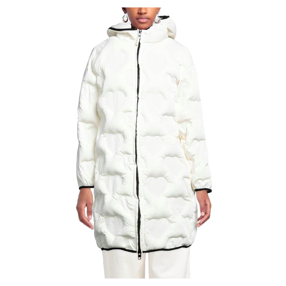 Veste longue matelassée Love Moschino Chic Heart