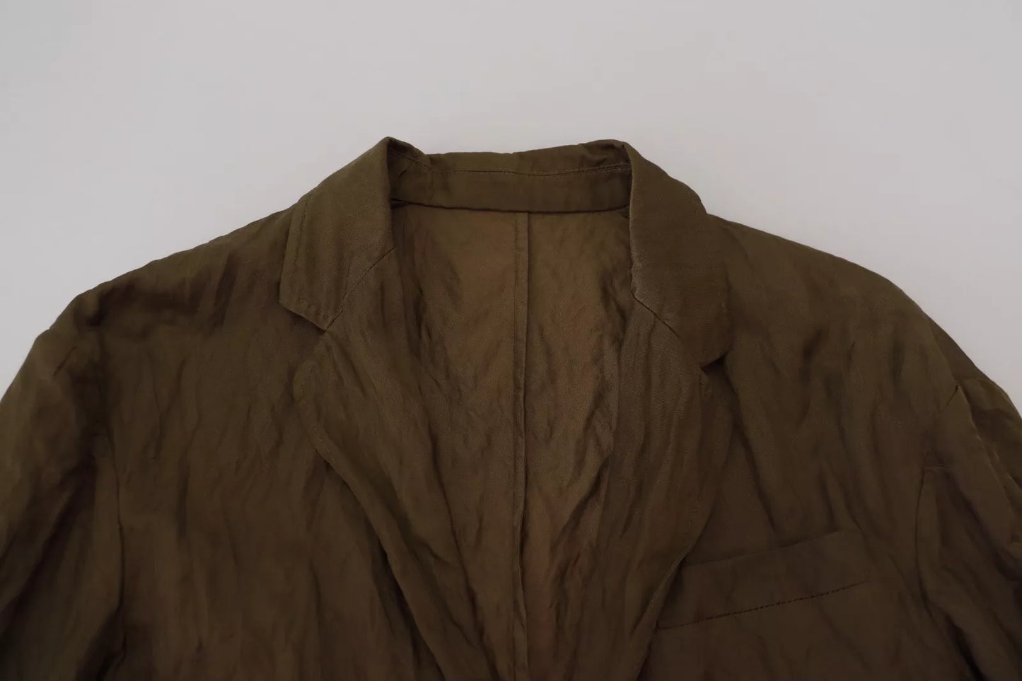 Veste blazer verte à simple boutonnage pour homme Dsquared²