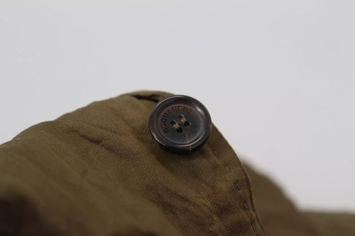 Veste blazer verte à simple boutonnage pour homme Dsquared²