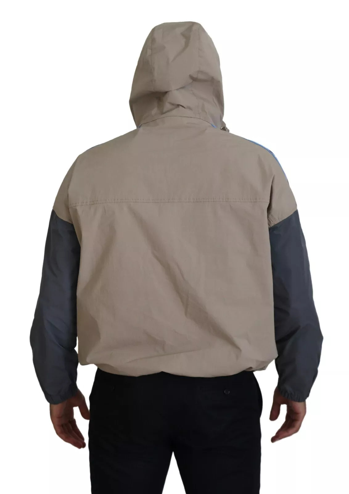 Veste à capuche zippée Dsquared² marron et grise