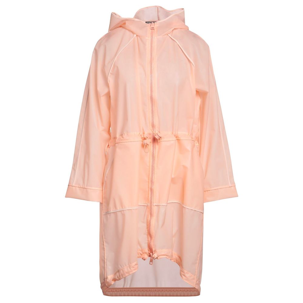 Veste imperméable longue rose poudré Elisabetta Franchi
