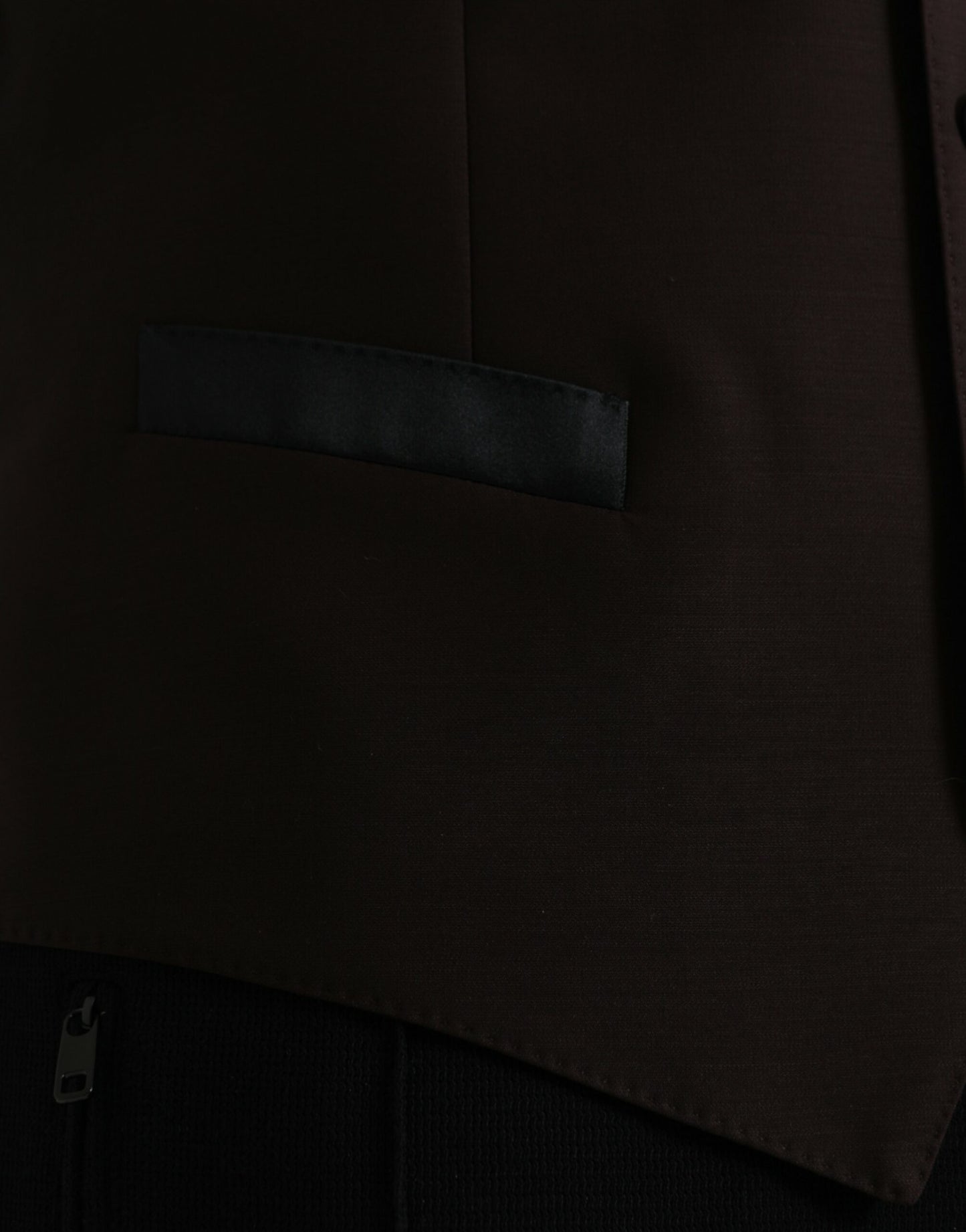 Dolce & Gabbana - Robe gilet en laine marron - Gilet habillé