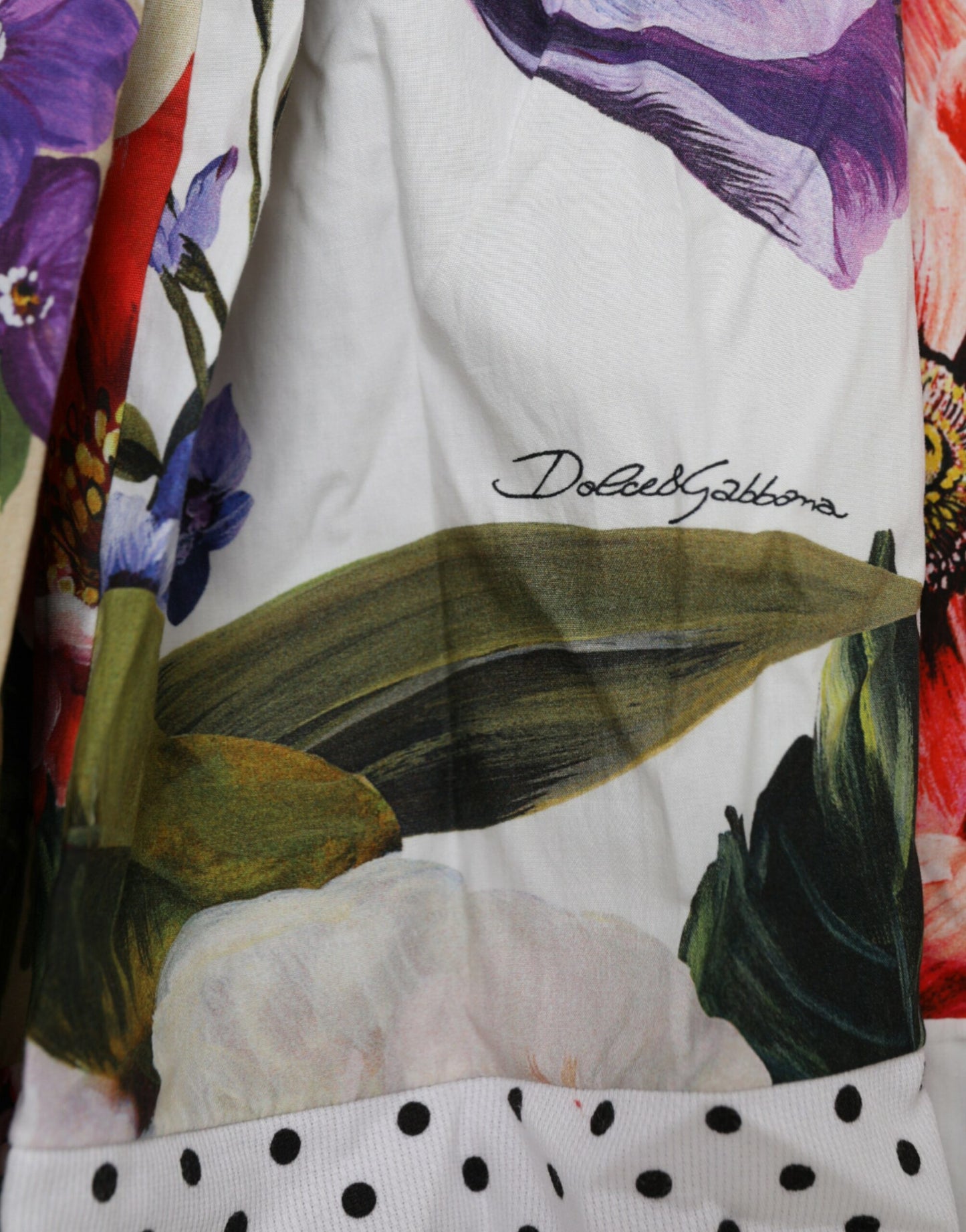Dolce & Gabbana Multicolor Patchwork Cotton Aline Mini Dress by Dolce & Gabbana