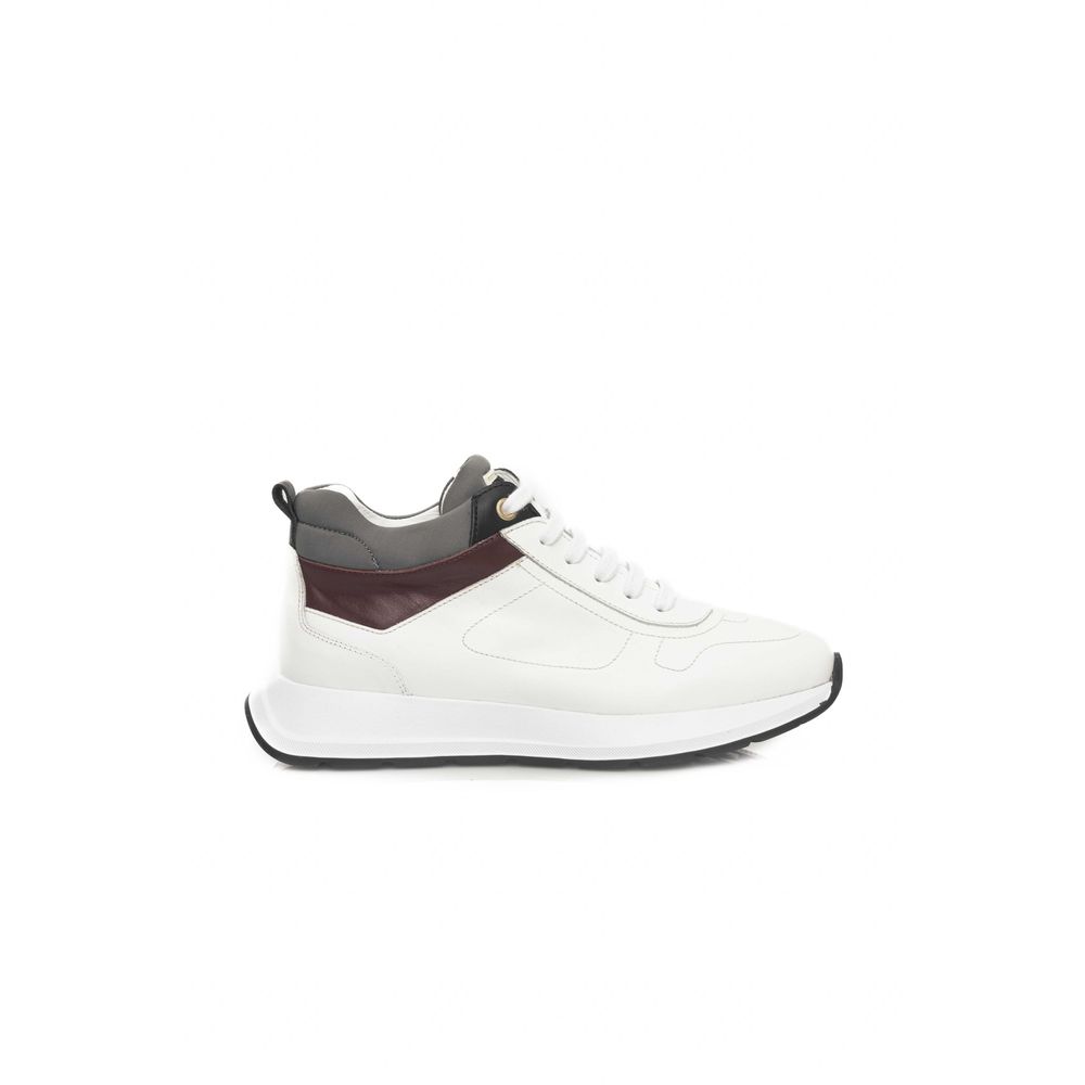Cerruti 1881 White Leather Women Sneaker by Cerruti 1881
