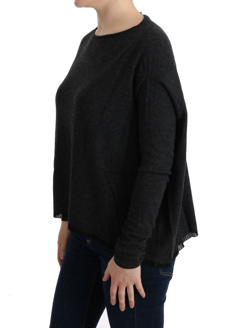 Pull ras du cou gris élégant de Costume National