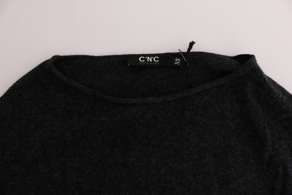 Pull ras du cou gris élégant de Costume National
