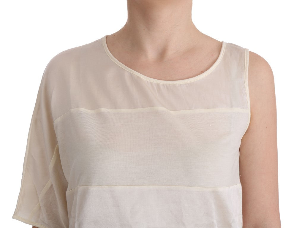 Haut beige sans manches en modal Costume National - Elevated Basics