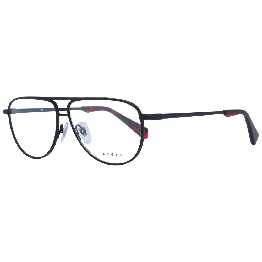 Montures optiques noires pour hommes Sandro