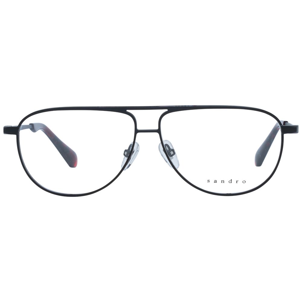 Montures optiques noires pour hommes Sandro