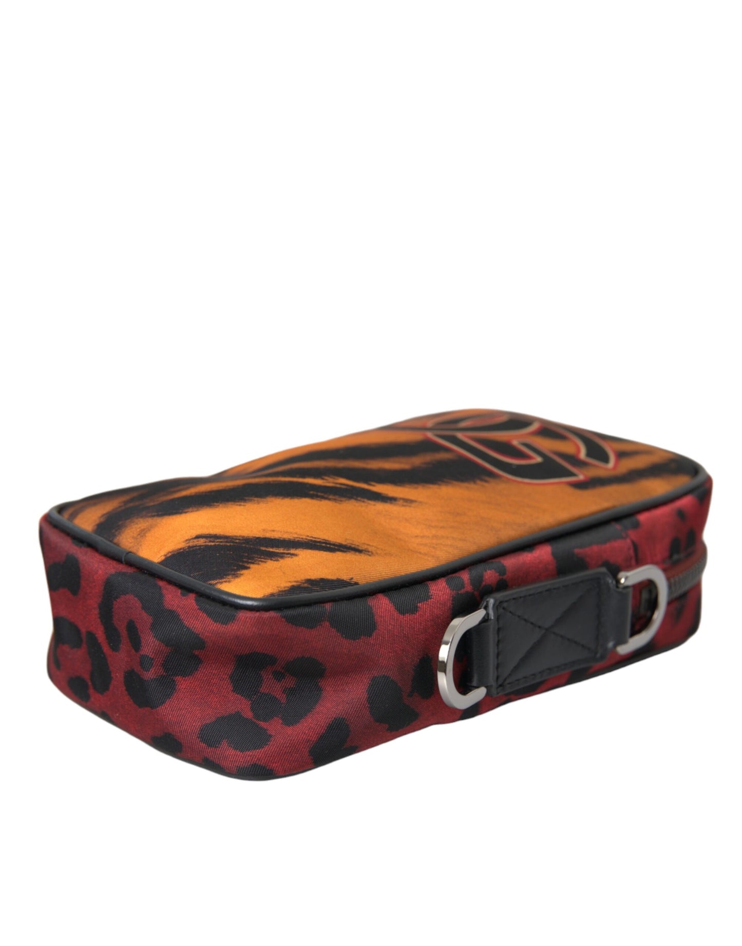 Sac bandoulière Dolce & Gabbana en nylon multicolore à imprimé tigre et logo