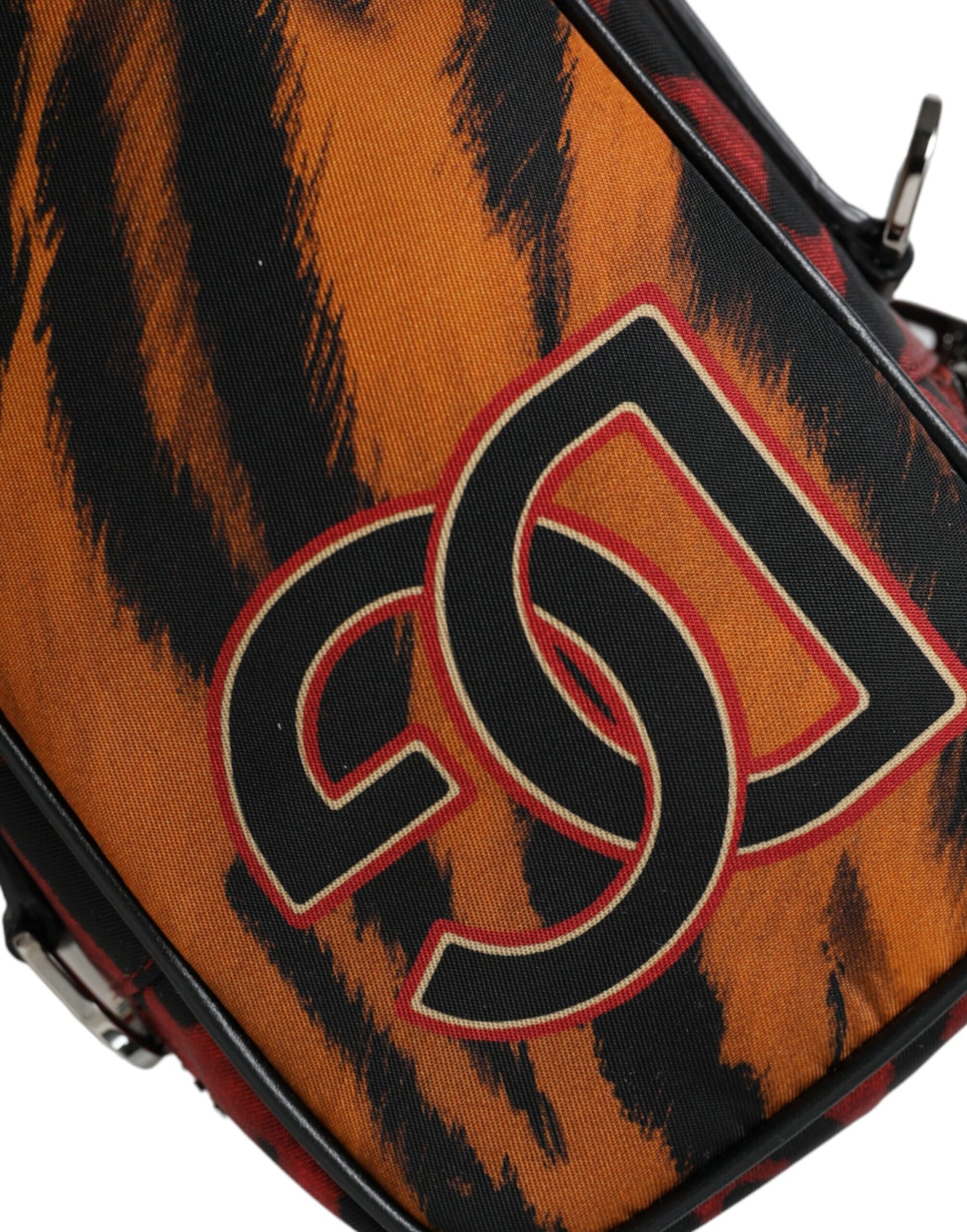 Sac bandoulière Dolce & Gabbana en nylon multicolore à imprimé tigre et logo