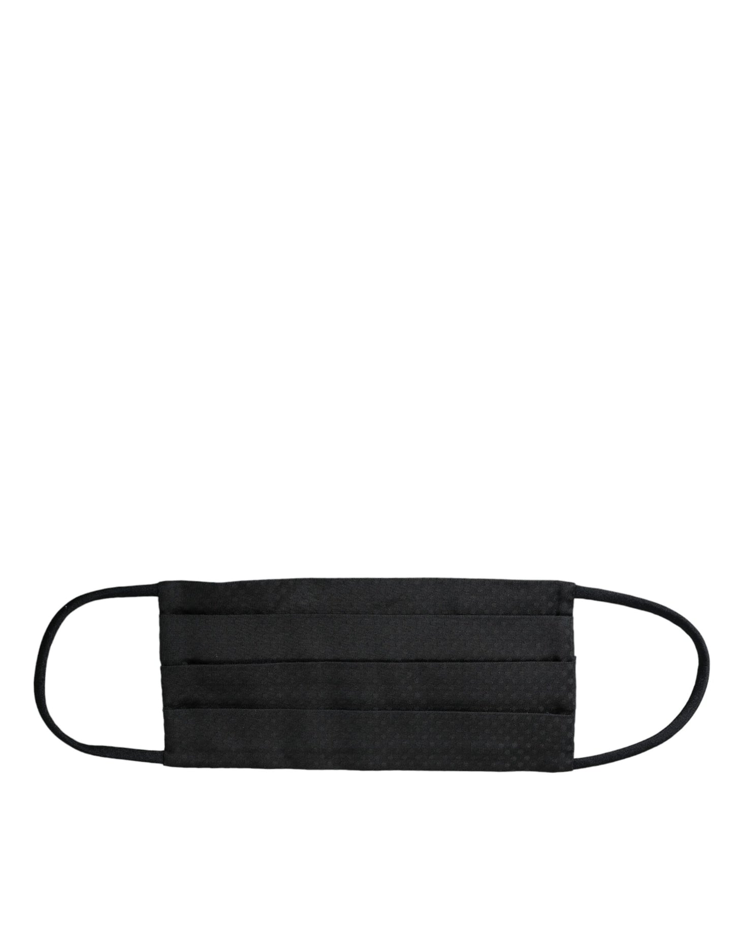 Masque facial ajustable Dolce & Gabbana noir 100 % soie