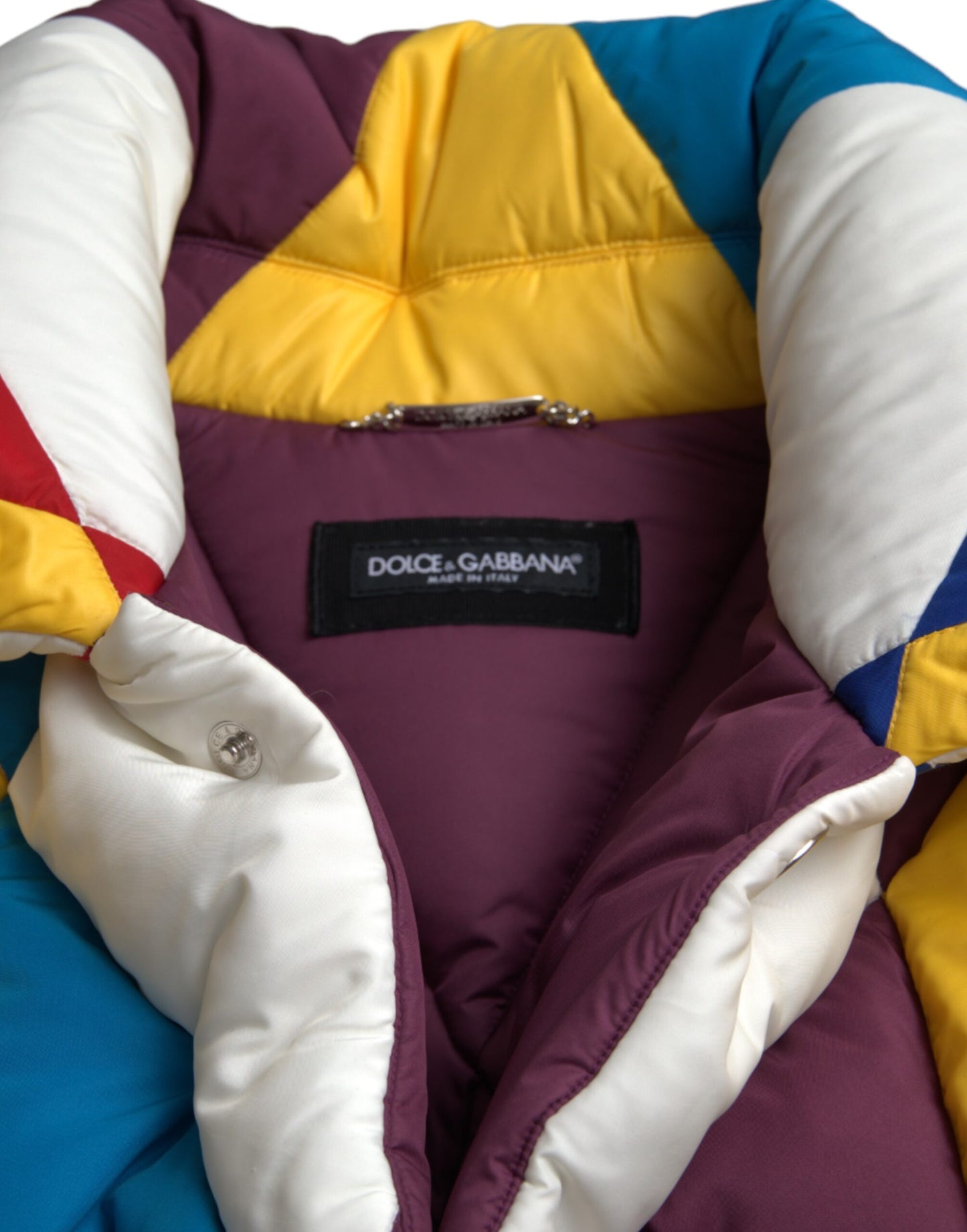 Doudoune coupe-vent multicolore Dolce & Gabbana pour homme