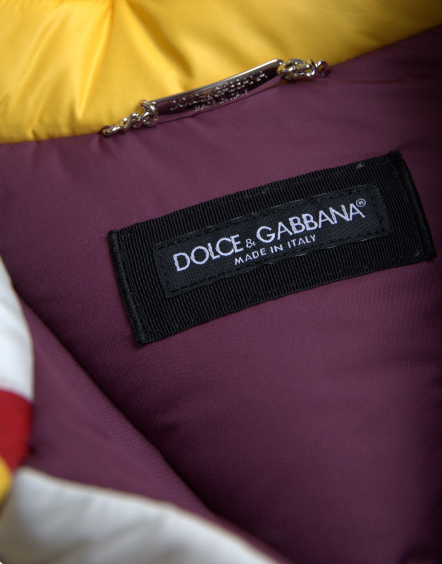 Doudoune coupe-vent multicolore Dolce & Gabbana pour homme