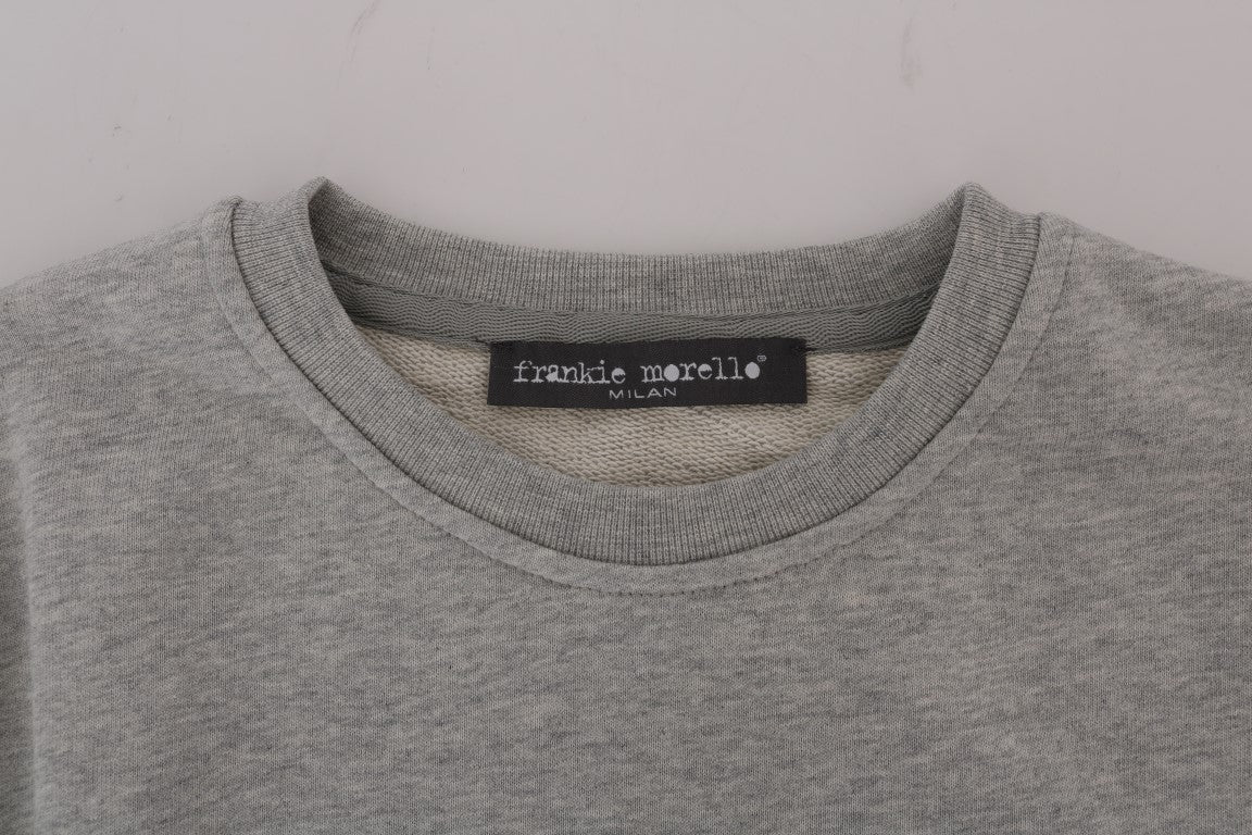 Pull ras du cou en coton chic Morellosaurs de Frankie Morello