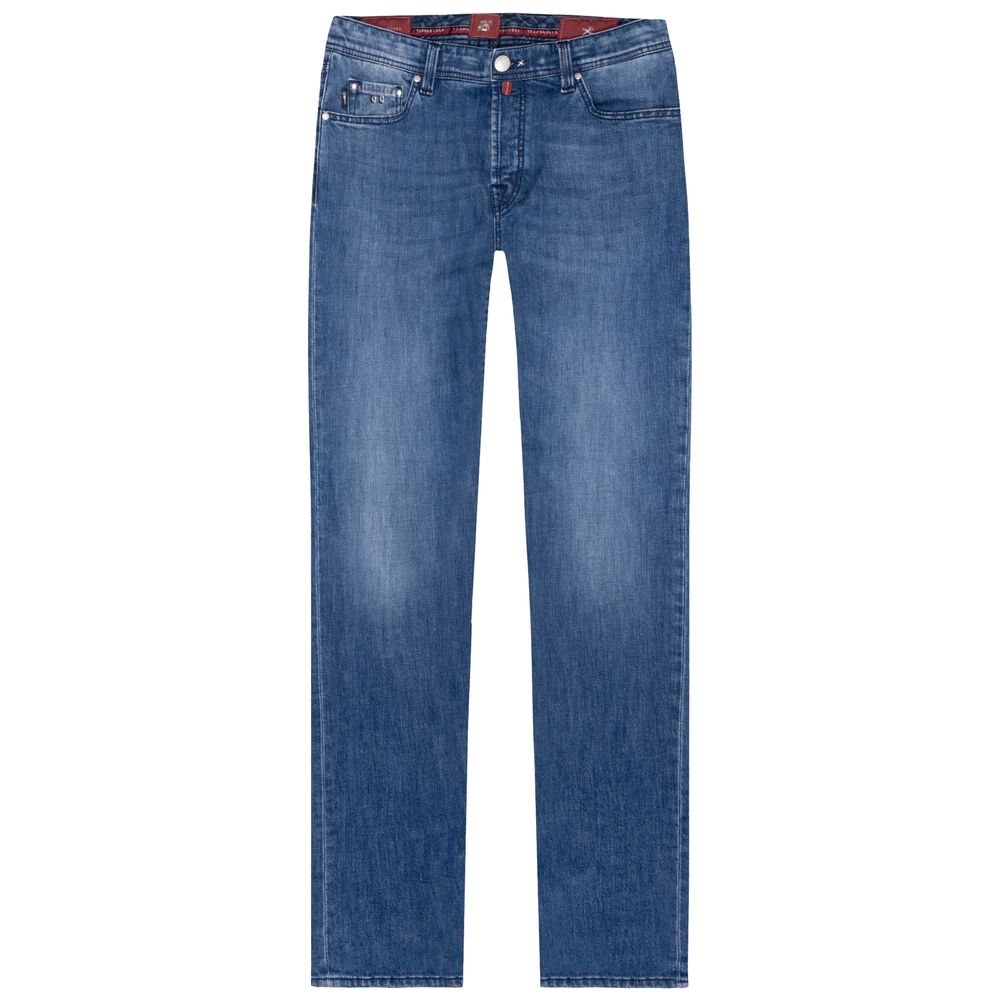 Tramarossa Blue Cotton Men's Jeans by Tramarossa