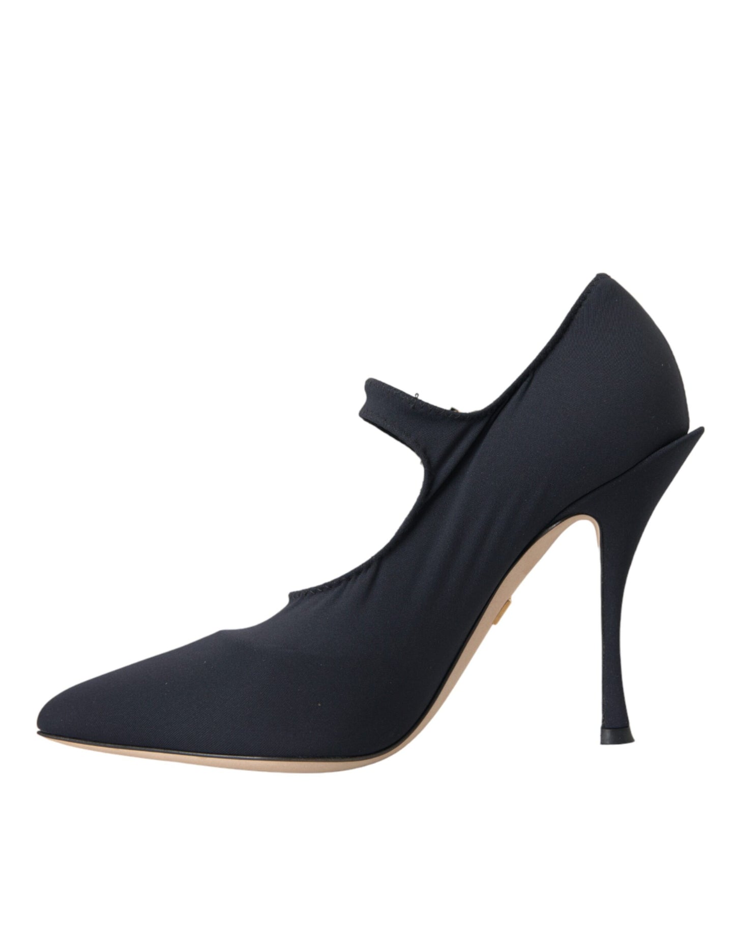 Escarpins Dolce & Gabbana Mary Jane en jersey noir avec cristaux
