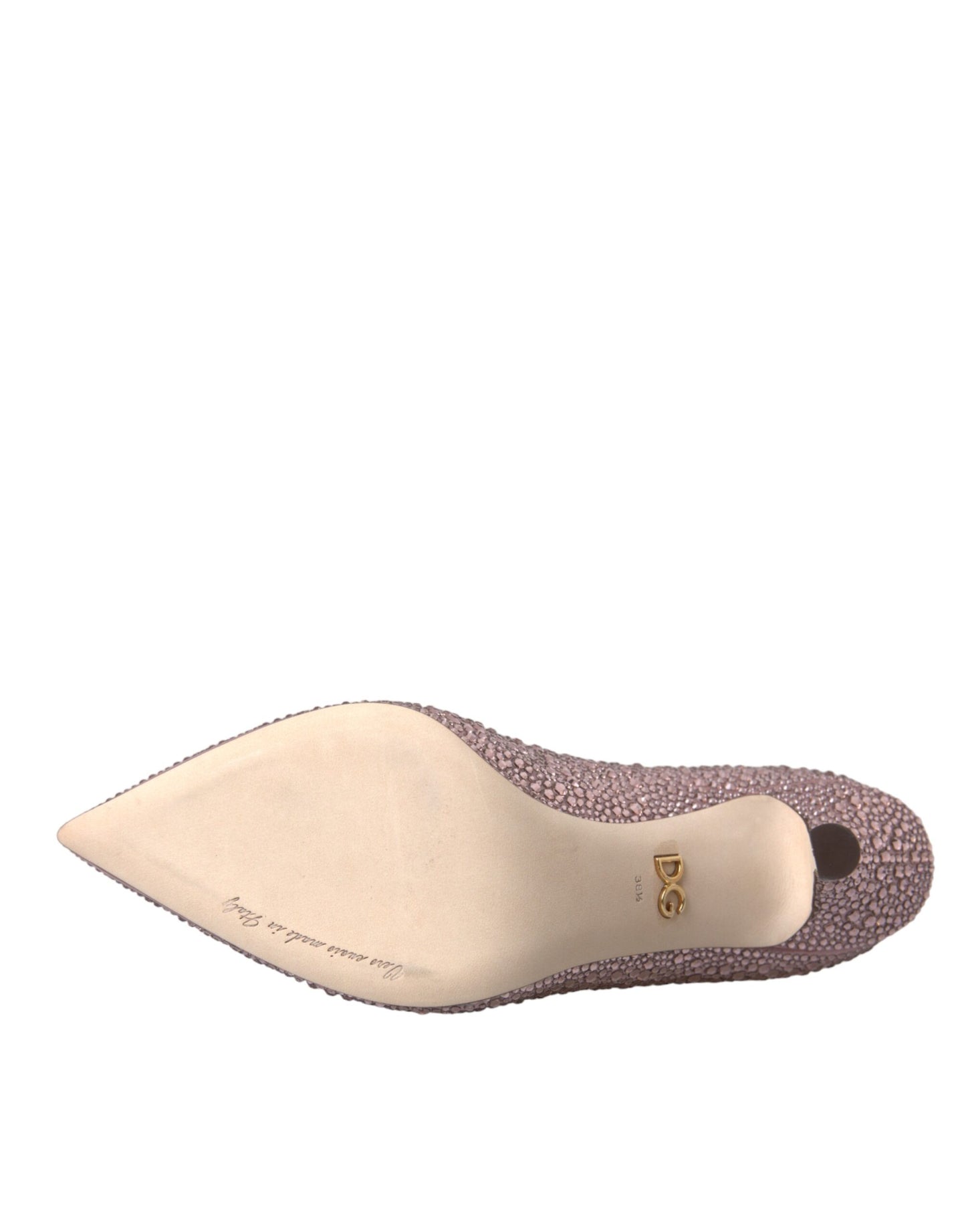 Escarpins Dolce & Gabbana à talons et strass roses