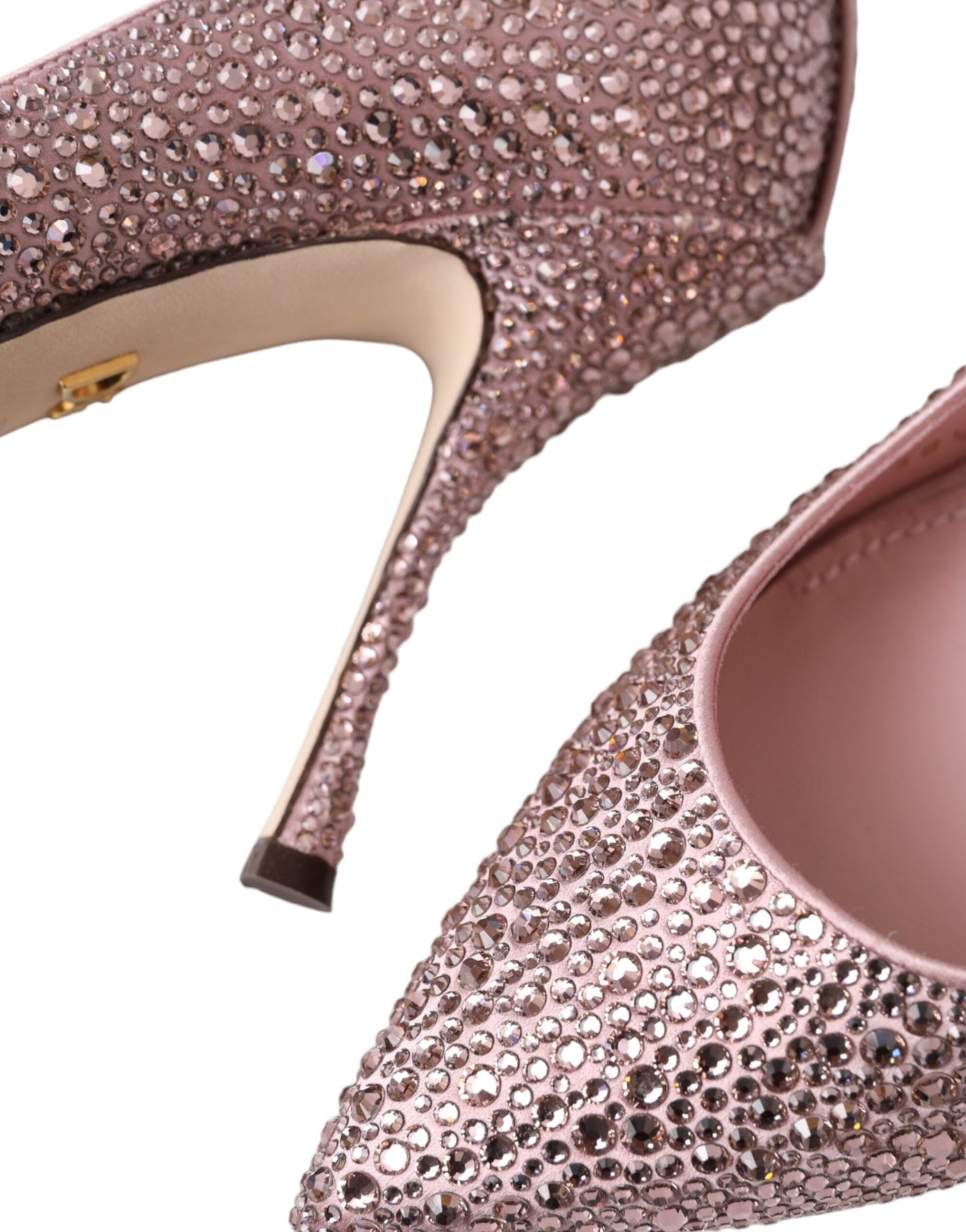 Escarpins Dolce & Gabbana à talons et strass roses