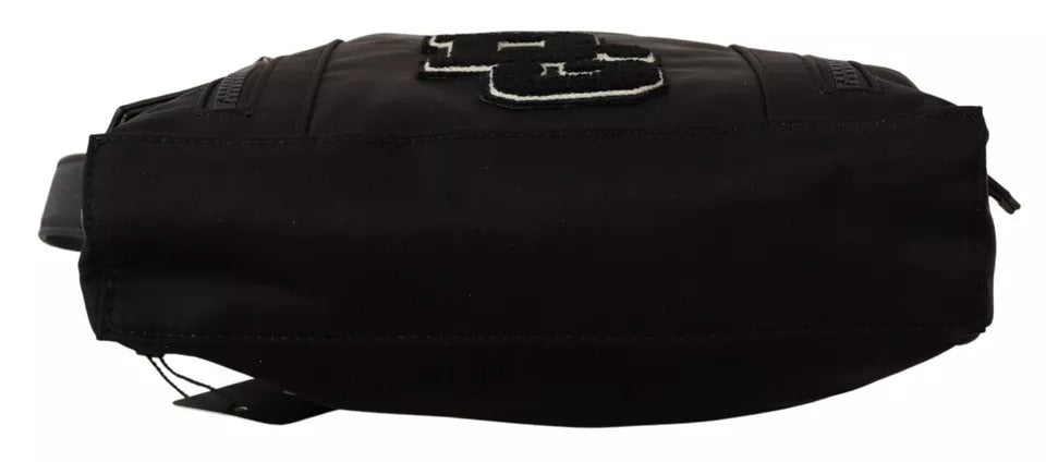 Sac bandoulière Dolce & Gabbana en nylon noir avec logo DG