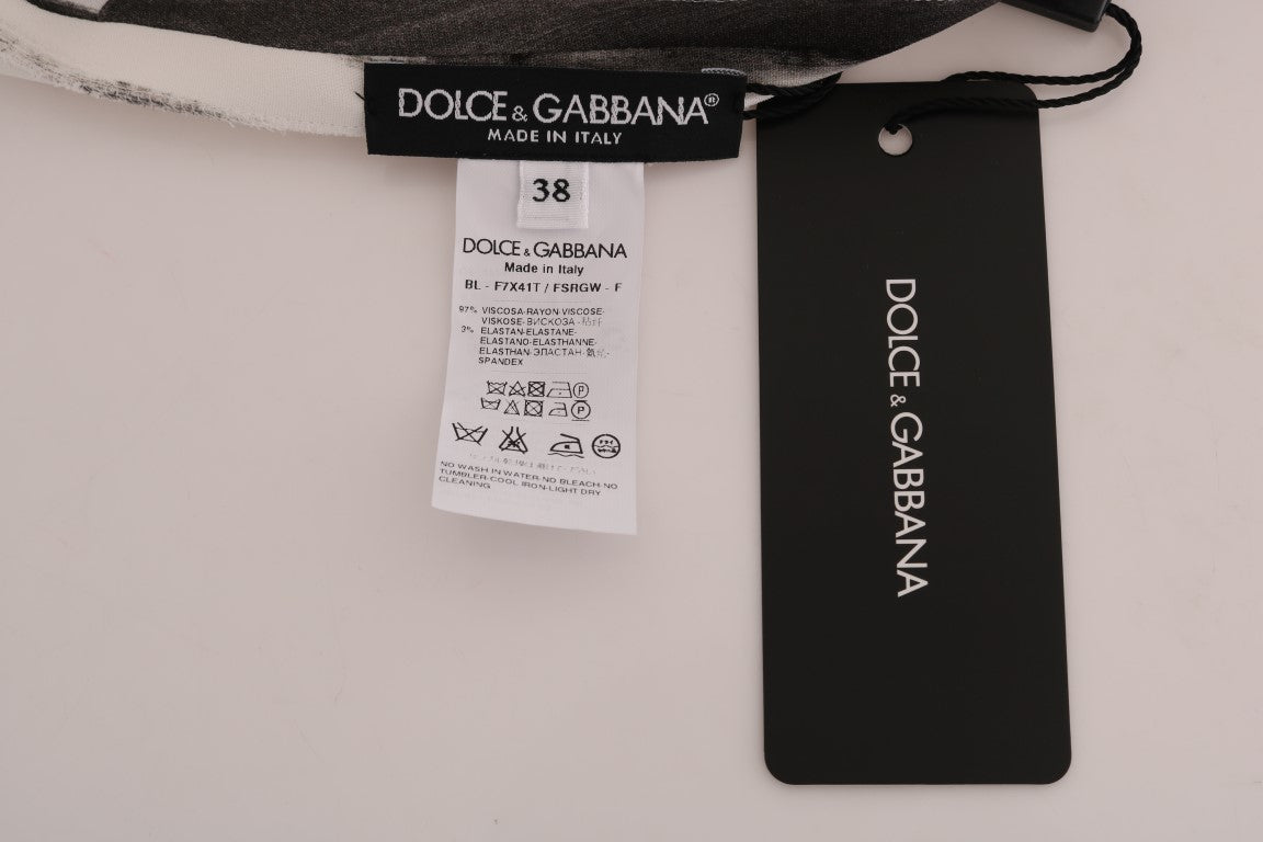 Chemisier extensible élégant à rayures Dolce & Gabbana