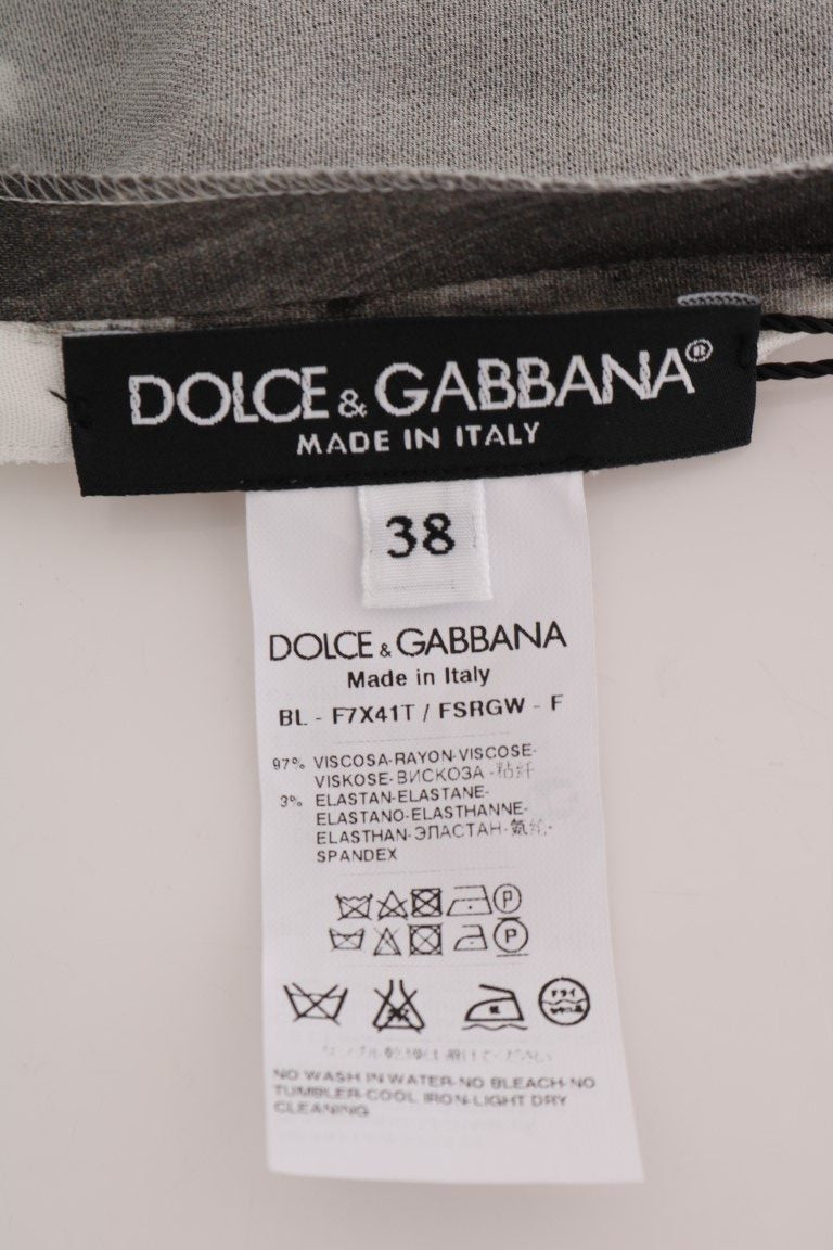 Chemisier extensible élégant à rayures Dolce & Gabbana